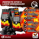 18 kg Holzkohle für einen Grillbeutel von 3 kg