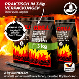18 kg Holzkohle für einen Grillbeutel von 3 kg