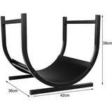 Kaminholzhalter aus Metall – Robustes Holzregal für innen & außen (30 kg)