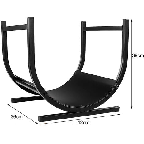 Kaminholzhalter aus Metall – Robustes Holzregal für innen & außen (30 kg)