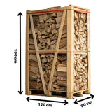Brennholz 100 % Buche, L. 33 cm, 3 Raummeter