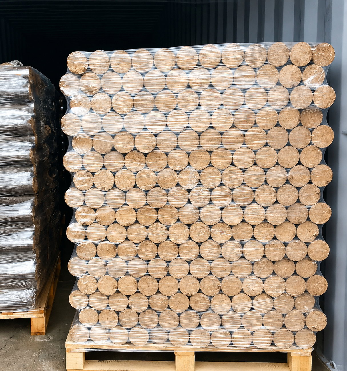 Hartholz Briketts ohne Zugloch