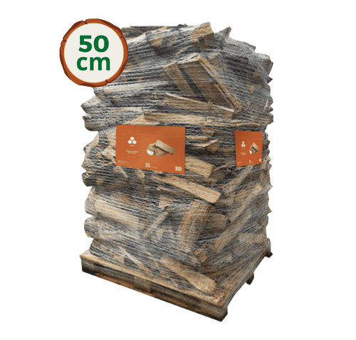 Wooday 50cm Brennholz – 100% Hartholzscheite