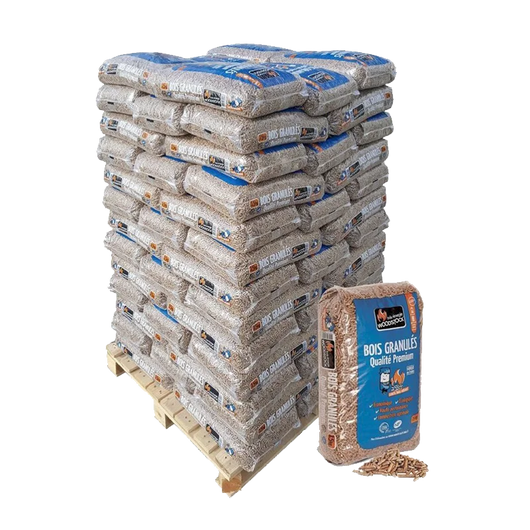Woodstock Holzpellets – 78 Säcke à 15 kg