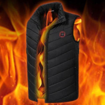 SURENHAP 8-Zonen USB-Heizweste für Damen und Herren – Waschbar – 3 Temperaturstufen