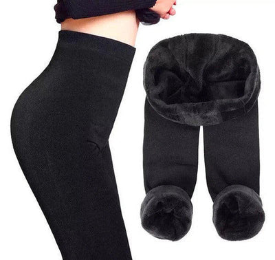 Damen-Leggings aus doppeltem Fleece