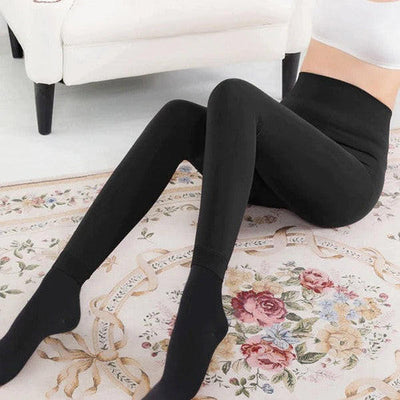 Damen-Leggings aus doppeltem Fleece