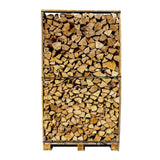 Kiste mit 3 Kubikmetern trockenem Brennholz (30 cm) – 2,1 m³ Palette mit gespaltenem und geschnittenem Eichen-/Buchen-/Kastanienholz