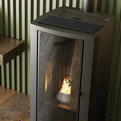Cristallo Silenzio Up versiegelter Pelletofen (konzentrischer Auslass oben) – 9,2 kW