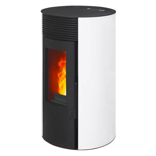 Geschlossener Pelletkaminofen (konzentrischer Auslass oben) – Giuliana Up – 9,1 kW